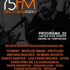 AudioTijuana Radio 75FM - Radio Mi Castillo - Episodio 22 - Cierre De Temporada - Agosto 18