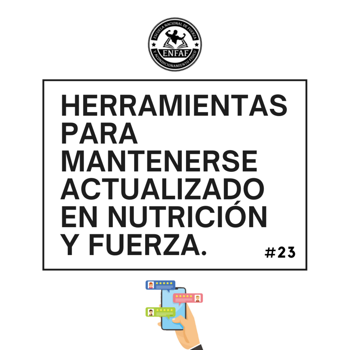 ENFAF Podcast – Nutrición y Fuerza