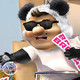 panda show - la borracha nudista