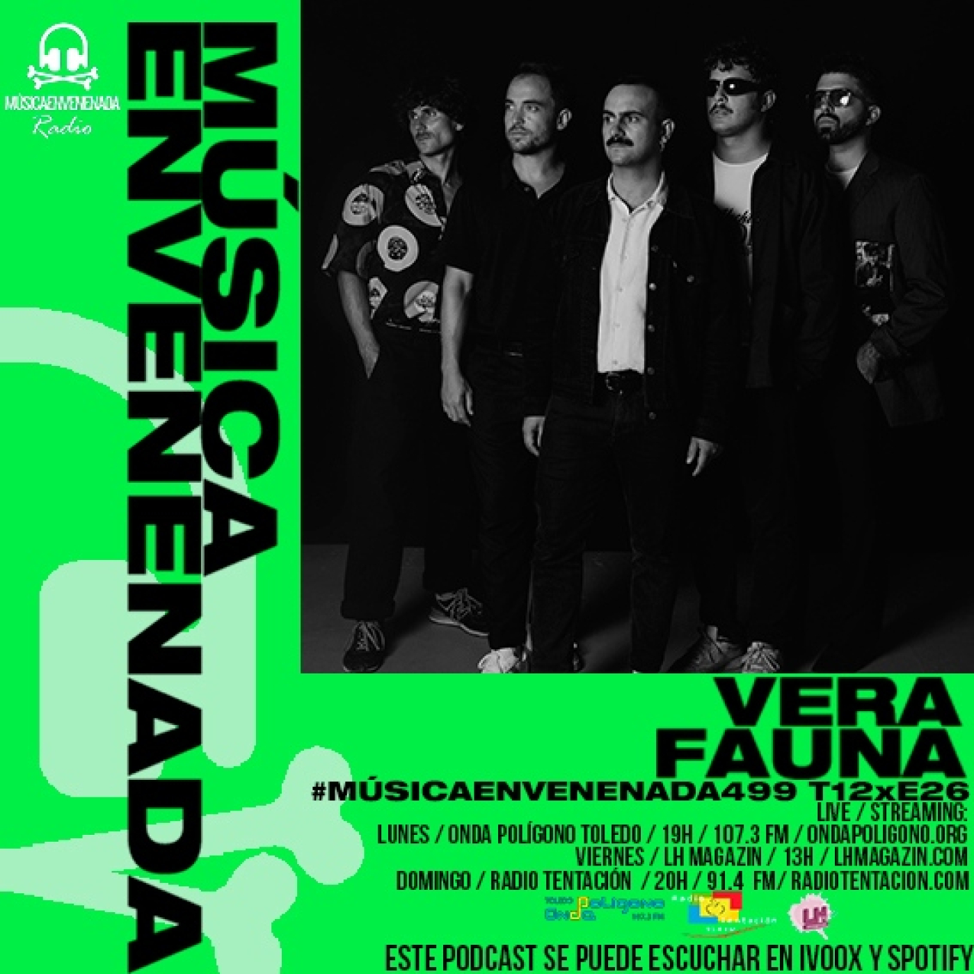 #MúsicaEnvenenada499 T12xE26 Vera Fauna y Tomavistas 2025
