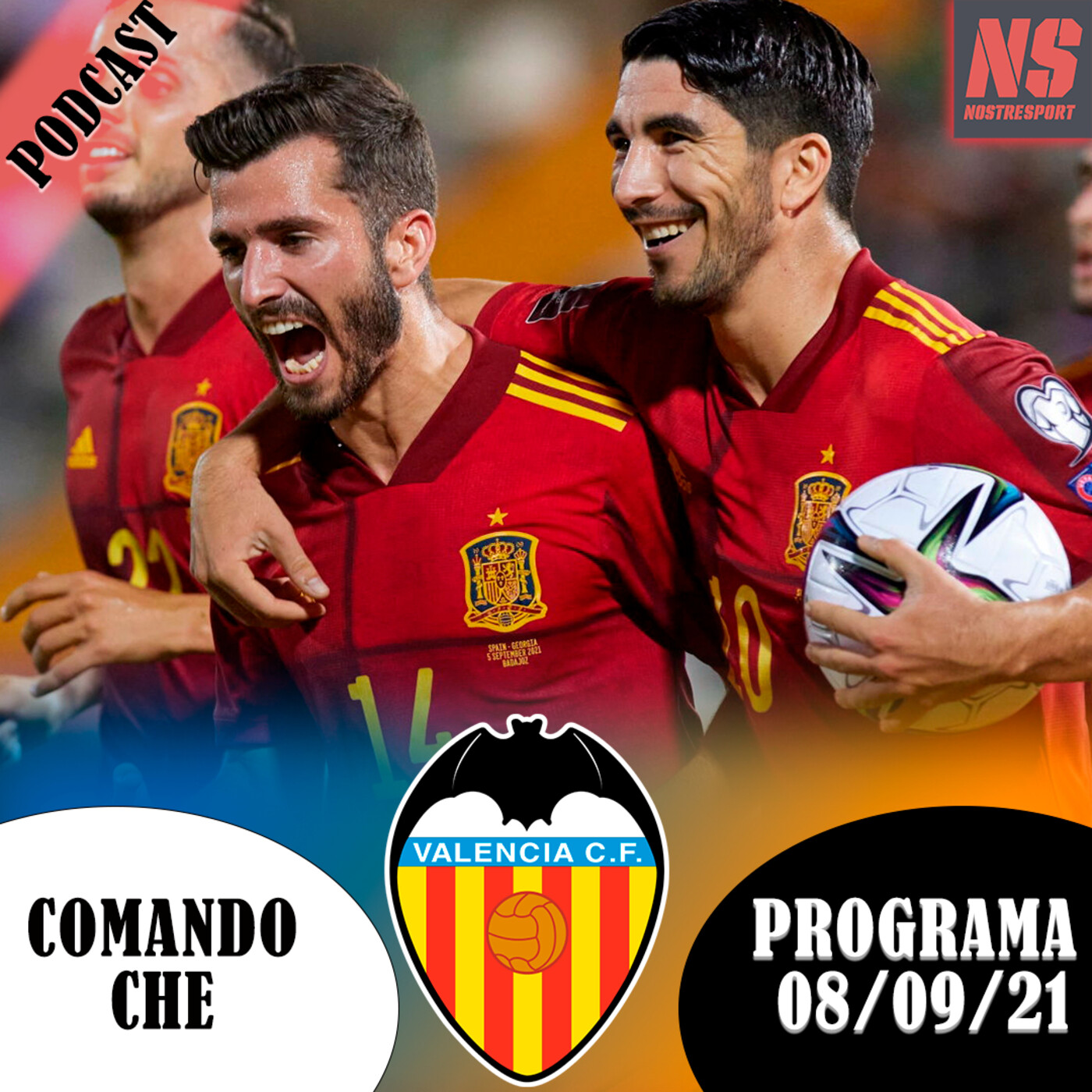 Comando Che 08/09/21. Los Valencianistas se salen con ESPAÑA episode artwork