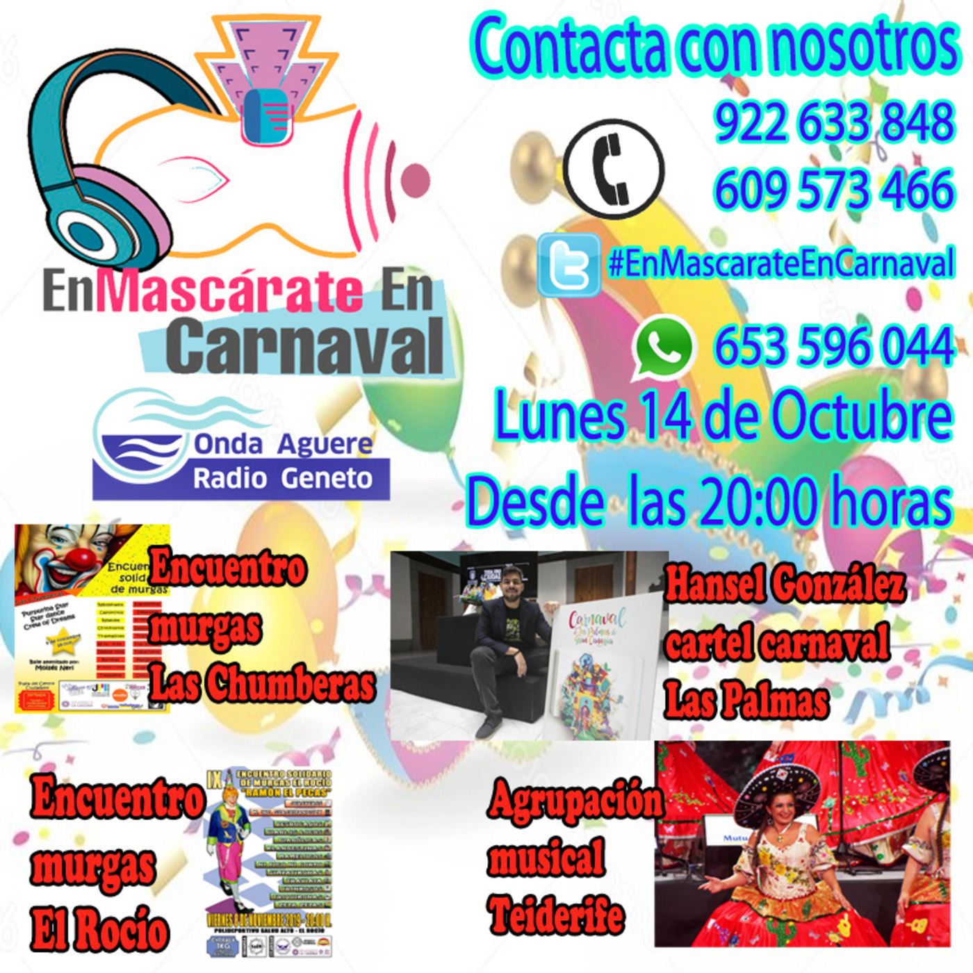 Enmascárate en Carnaval