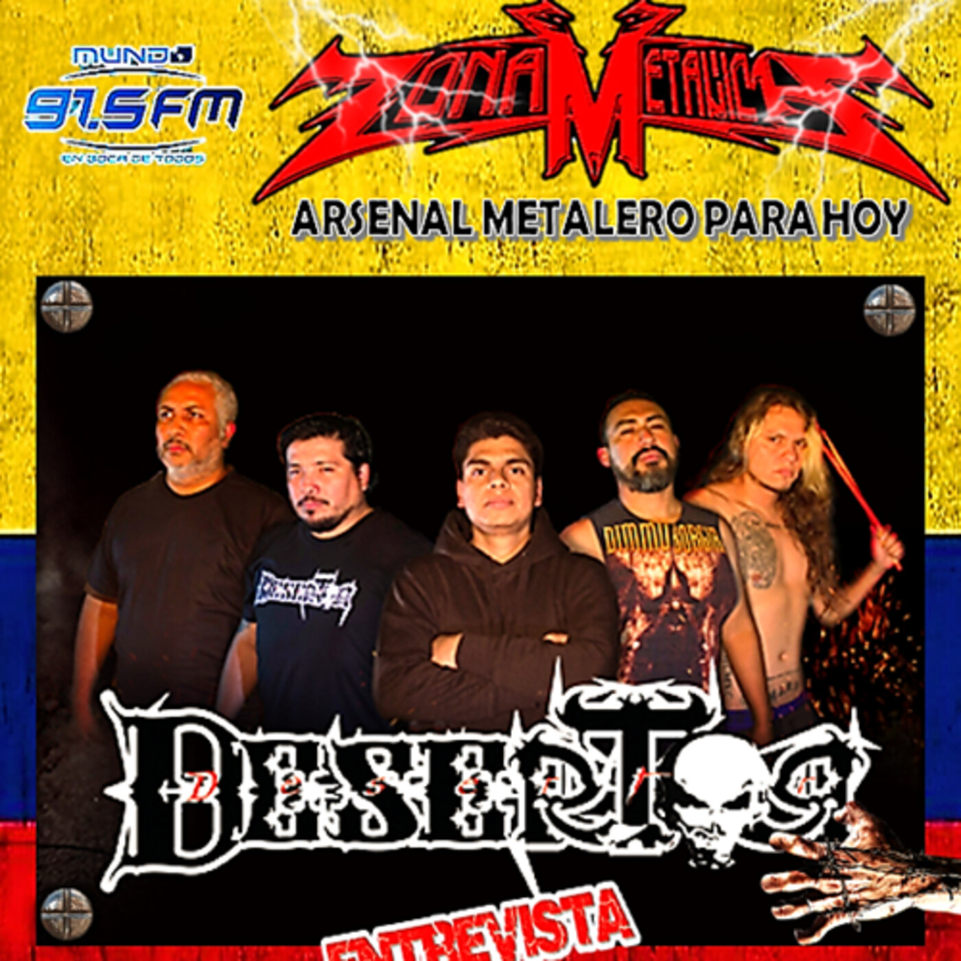 ZONA METÁLICA ENTREVISTA A DESERTOR 6 de diciembre 2020 episode artwork
