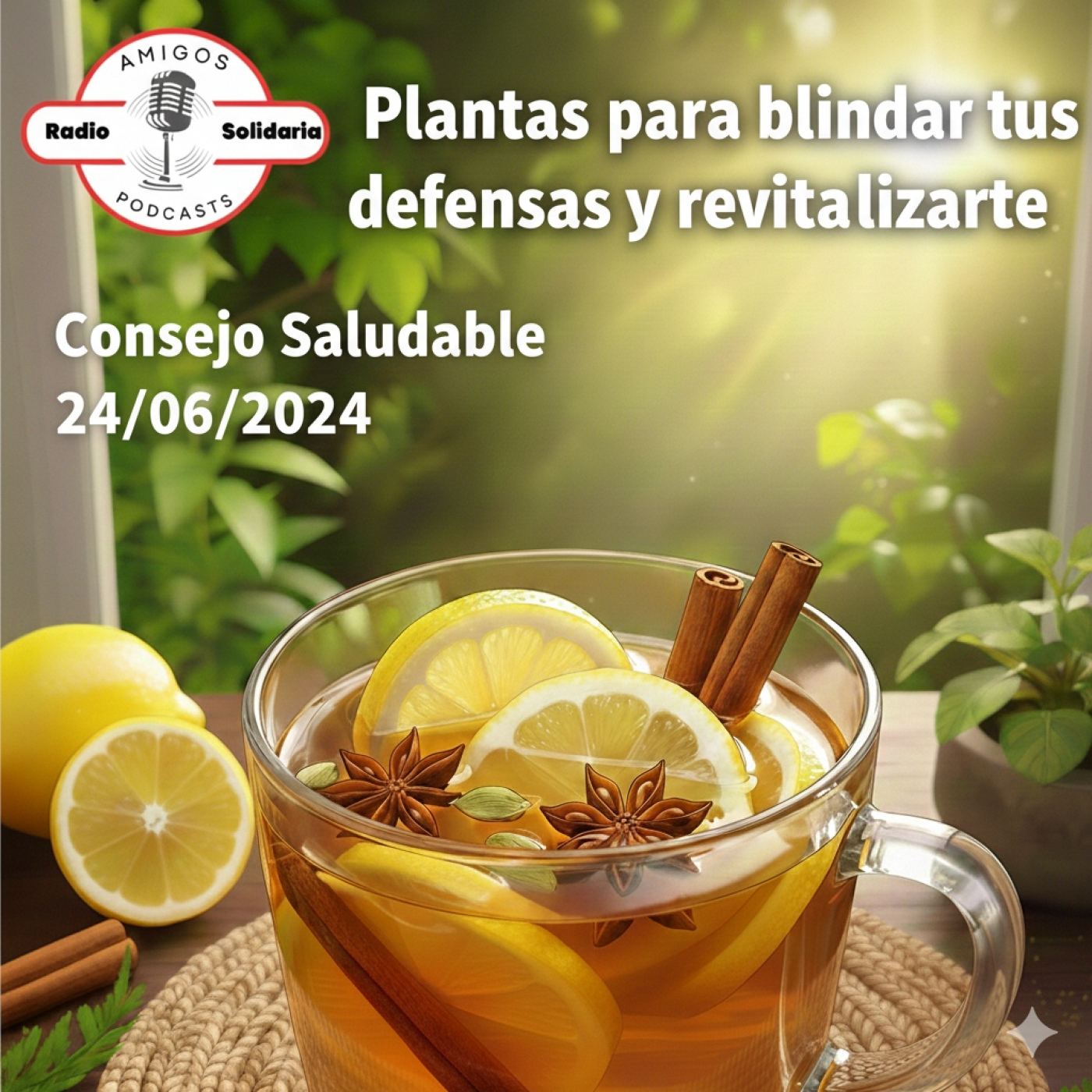 Plantas para blindar tus defensas y revitalizarte - Consejos Saludables (24-06-2024) episode artwork