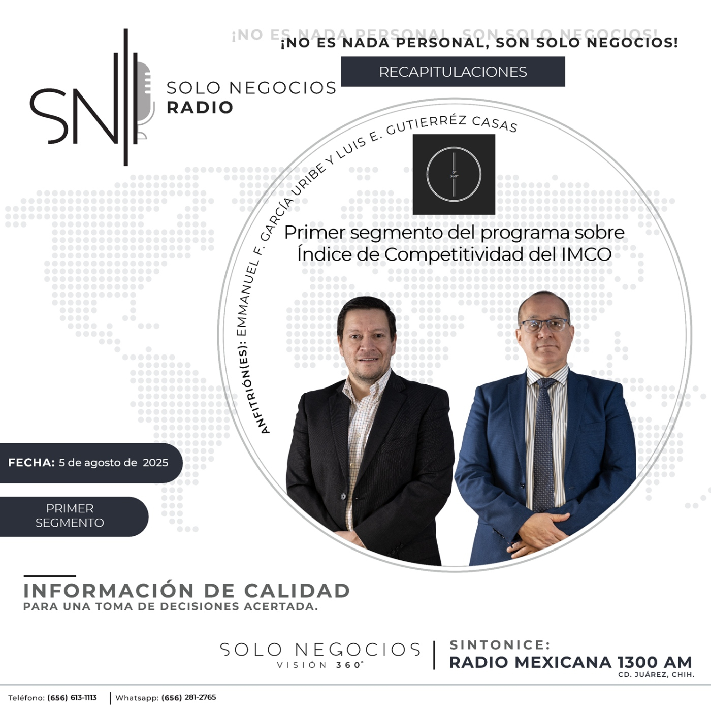 [SNR] Primer segmento de Solo Negocios Radio del 5 de agosto de 2025 episode artwork