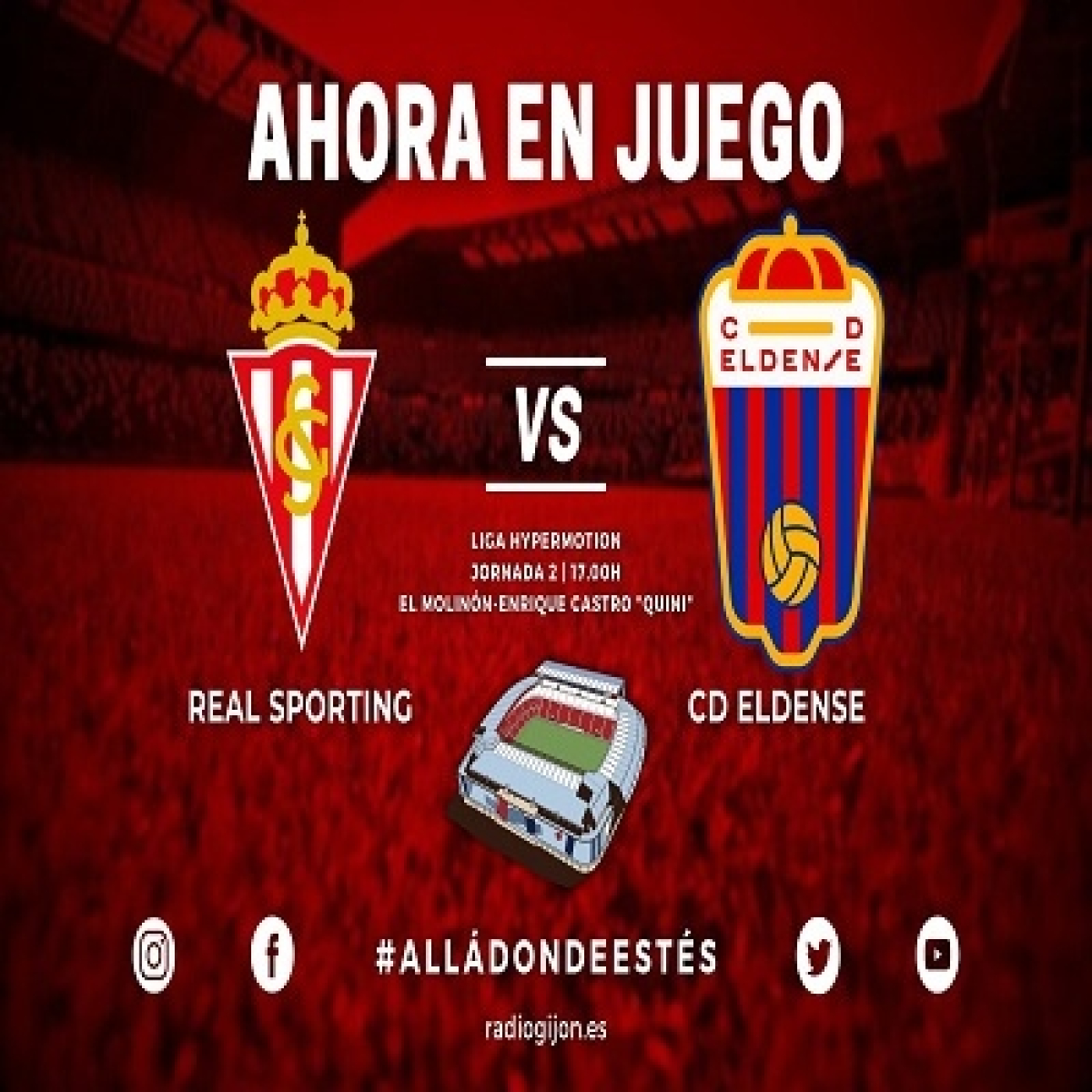 Ahora En Juego J2 #LigaHypermotion #RealSportingEldense episode artwork