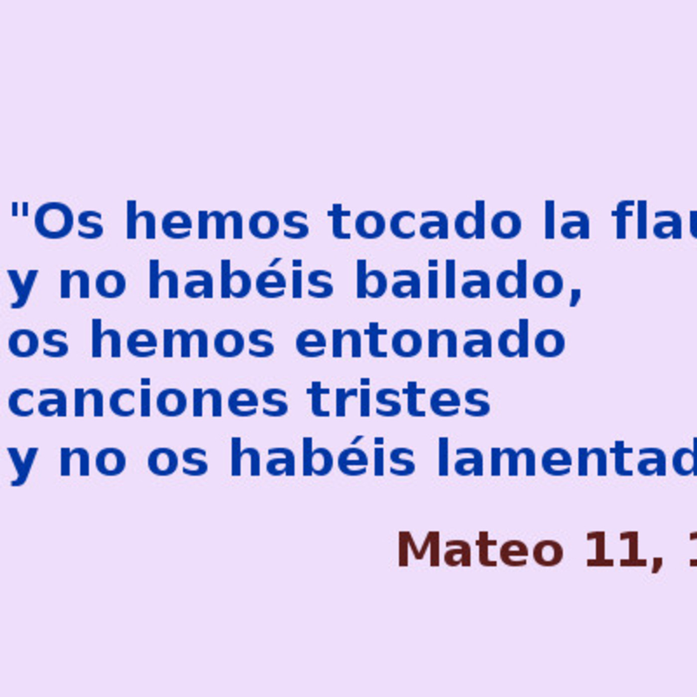 Lecturas del día