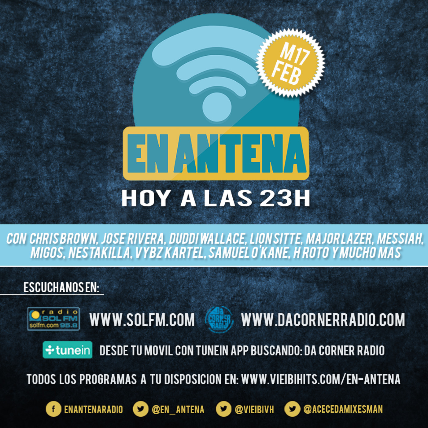 EN ANTENA - 5ªTEMP. (SOL FM - DA CORNER)