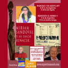 Miriam sandoval con eduardo aldiser y oscar pedro juliano - 9/8/2017 - argentina