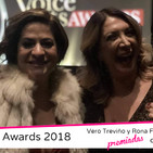 Rona Fletcher y Vero Treviño: Premiadas en el Voice Arts Awards 2018