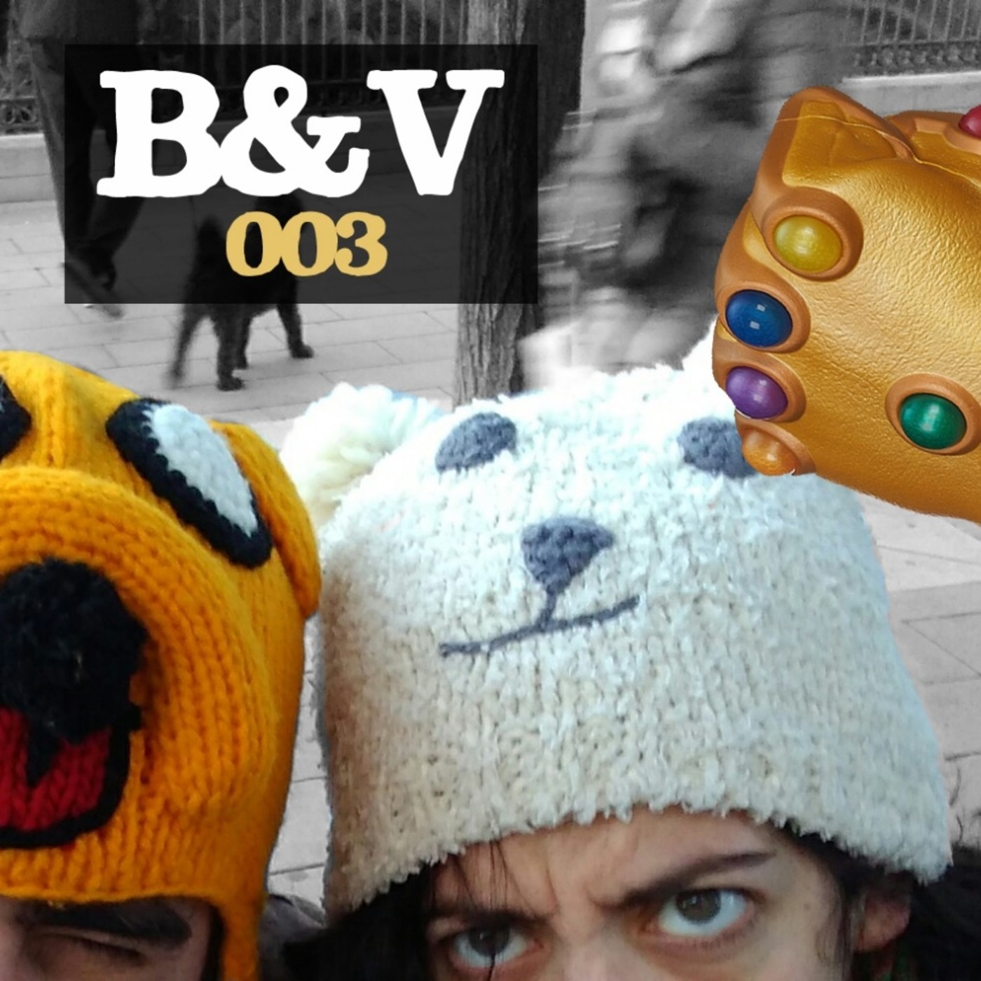 B & V #003 - Avengers: Infinity War, Edwidge Danticat, ¡Universo!, Cosmo Sheldrake episode artwork