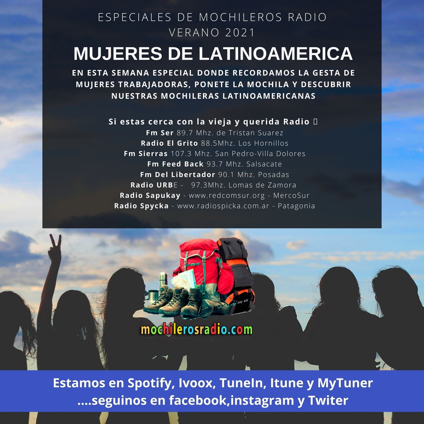 Mochileros 242 - Especial Mochileras Latinoamericanas episode artwork