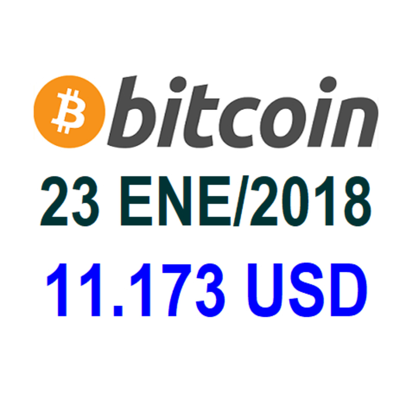 Bitcoin y Criptomonedas 23 ENE/2018 05:48 PM
