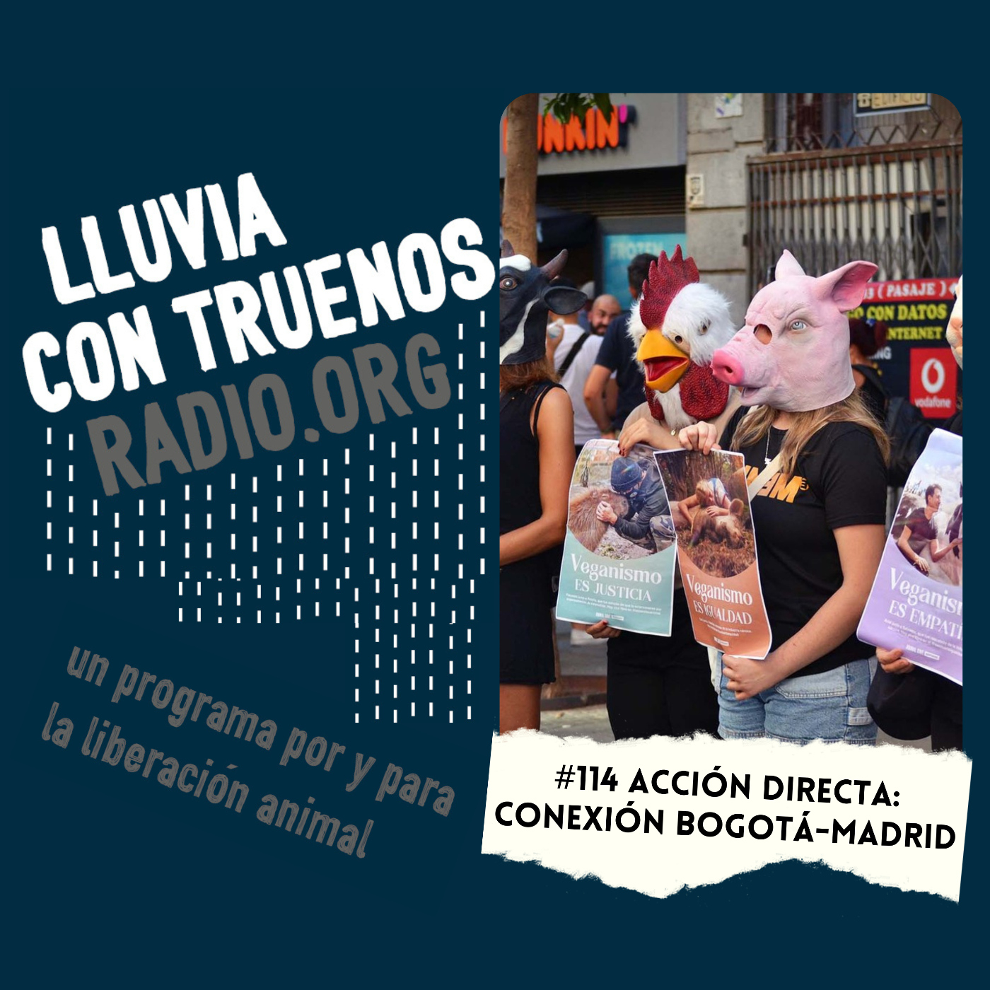 Lluvia con truenos radio