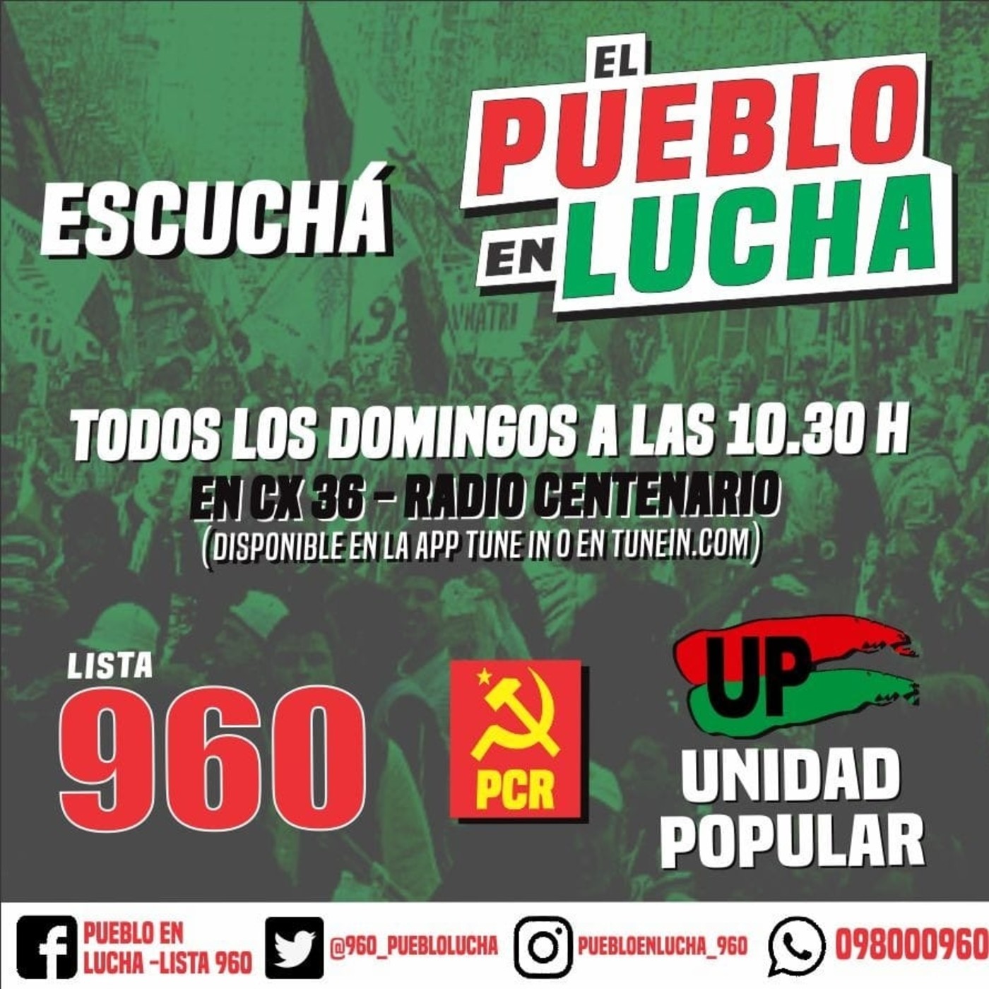 El Pueblo en Lucha - Lista 960 UP