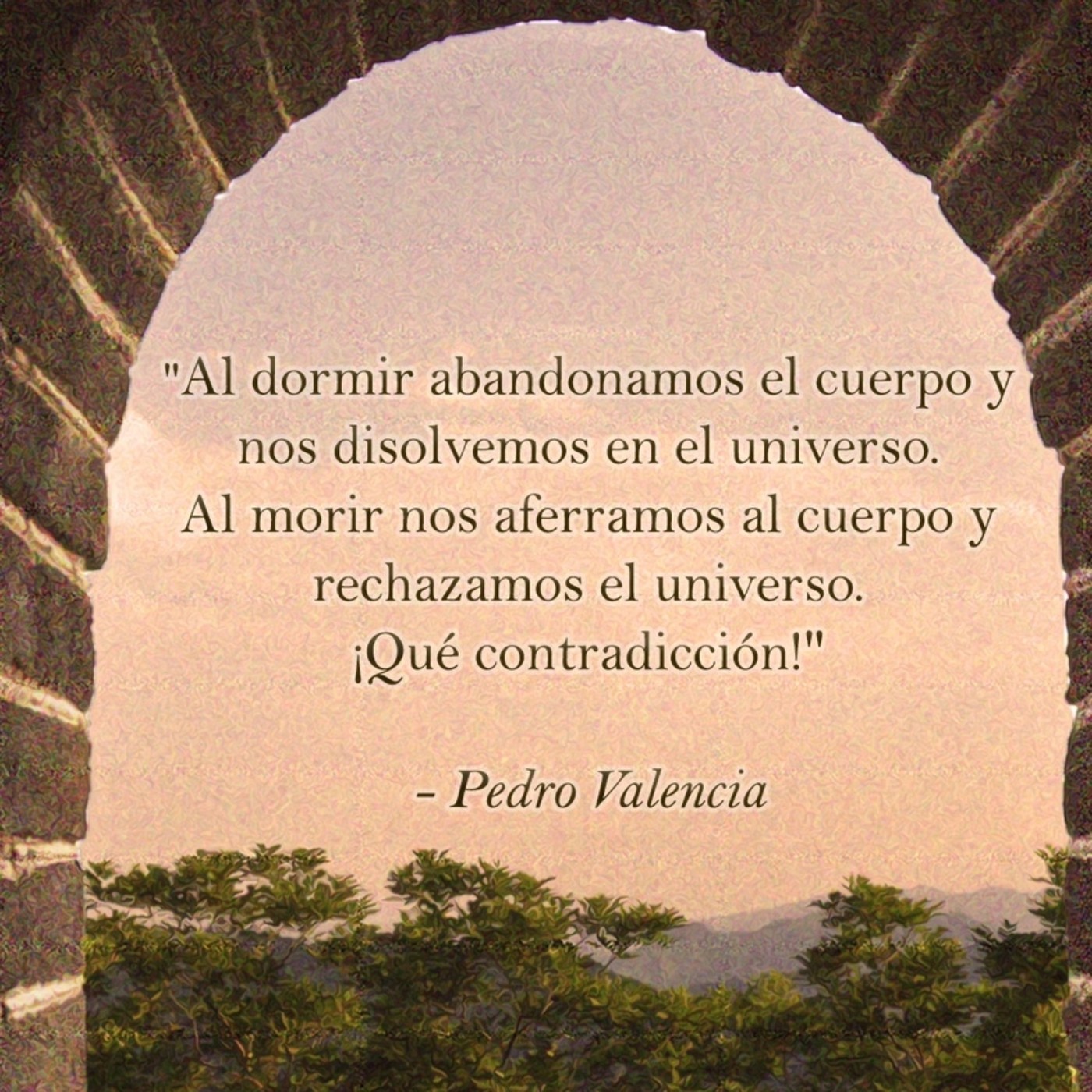 Meditación y Reflexión con Pedro Valencia