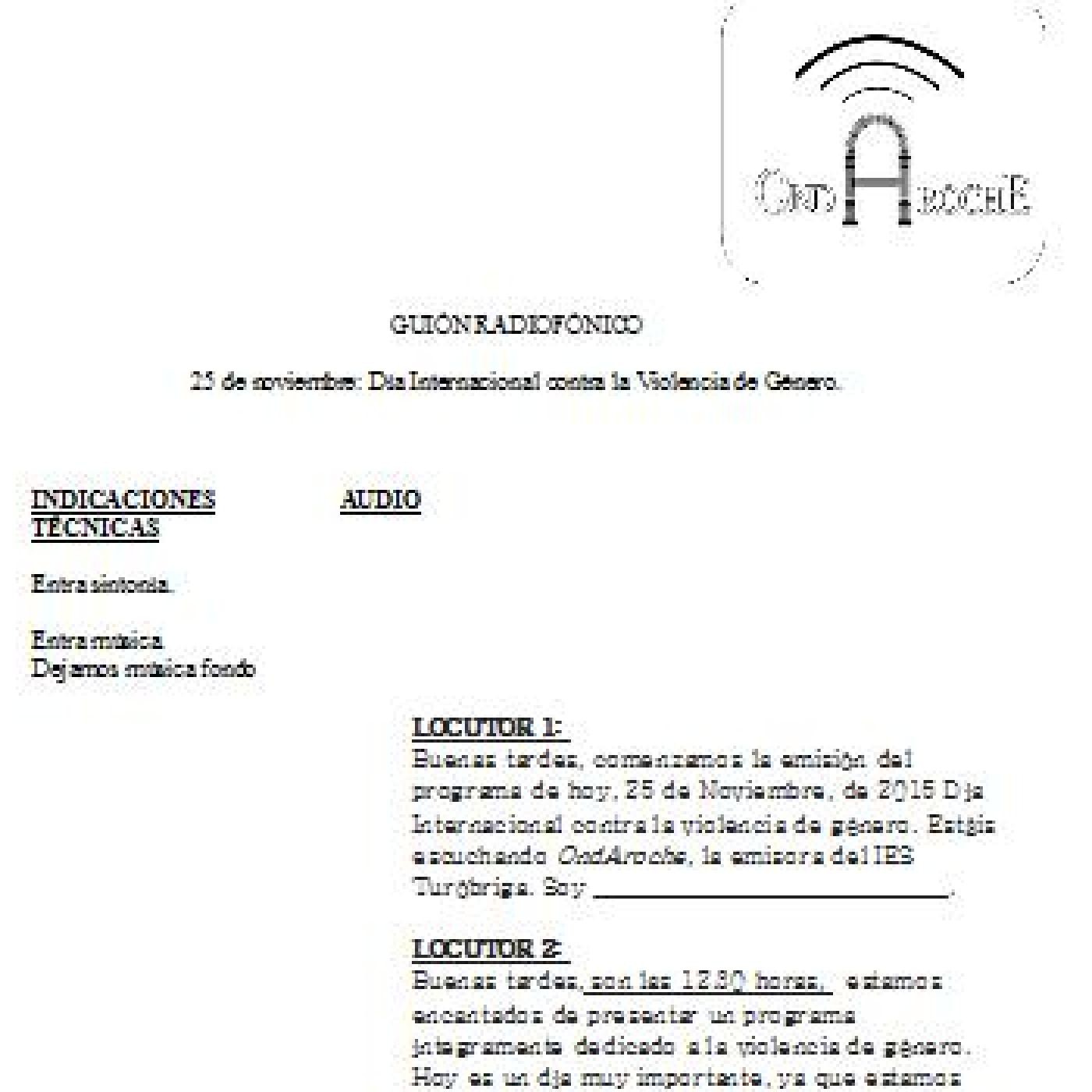 Programas temáticos curso 2015 / 2016