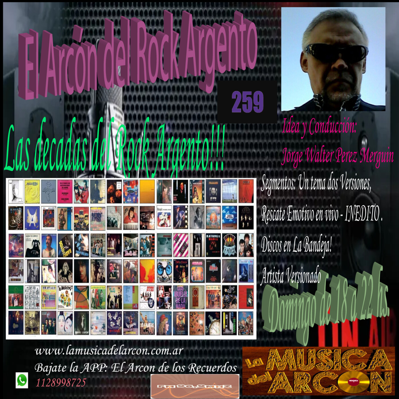 El Arcon del Rock Argento - Emision n_ 259 - Las decadas del rock Argento - 17-10-2021 episode artwork