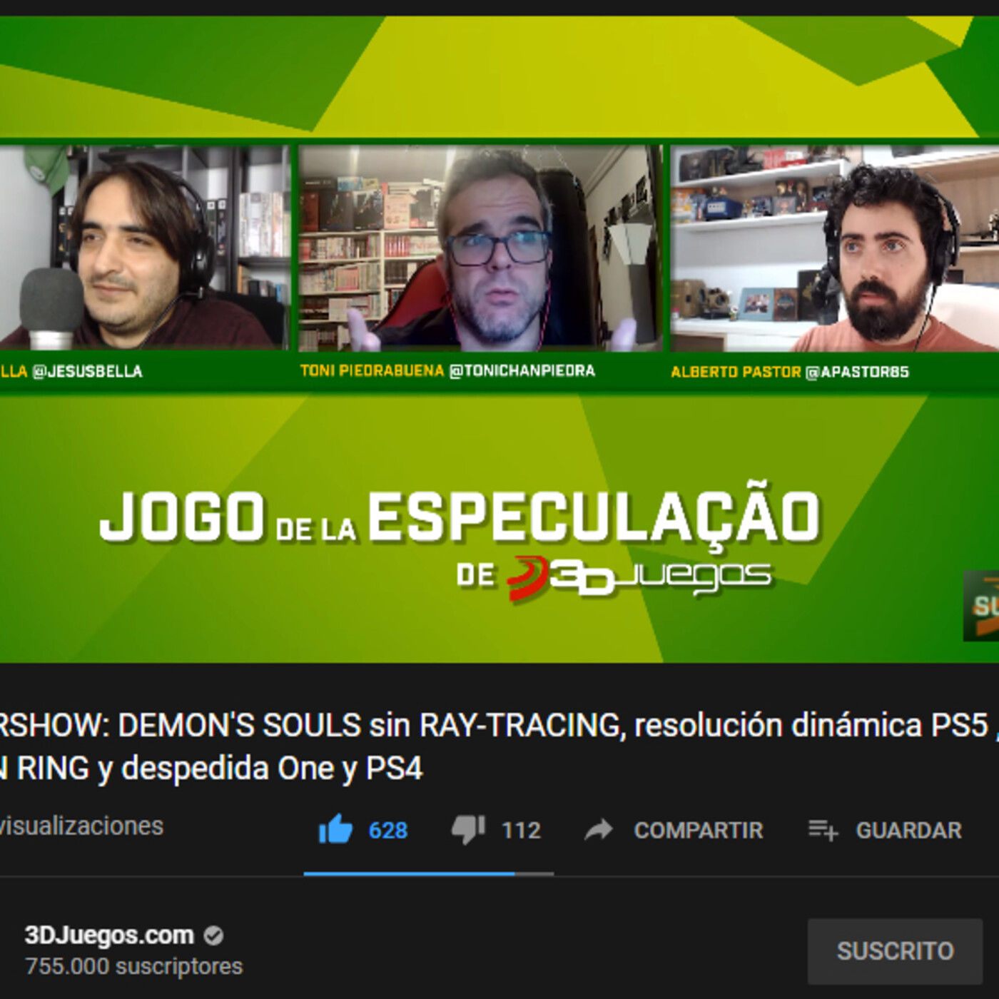 SUPERSHOW 3DJuegos: DEMON'S SOULS sin RAY-TRACING, PS5 sin 4K, PHIL y el MERCADO ESPAÑOL, MOMENTOS DE ESTA GENERACIÓN... episode artwork