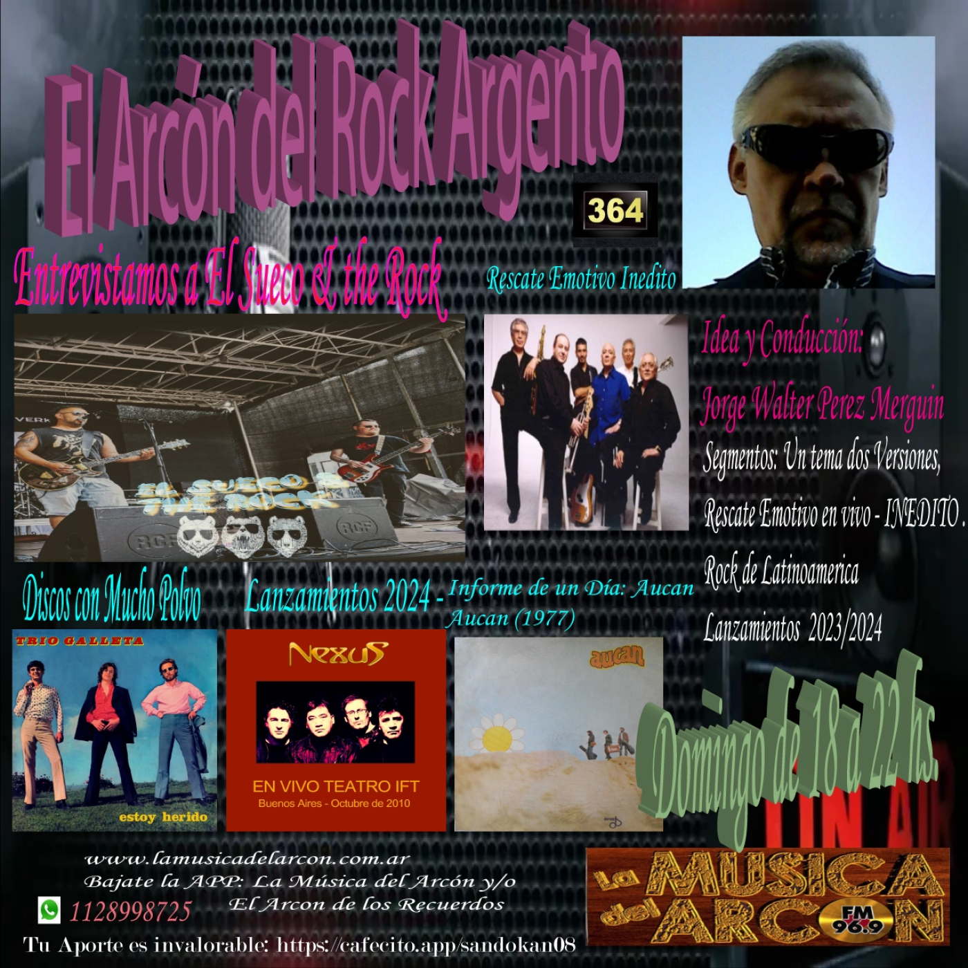 El Arcon del Rock Argento - Emision nº 364 - El Sueco - 10-03-2024 episode artwork