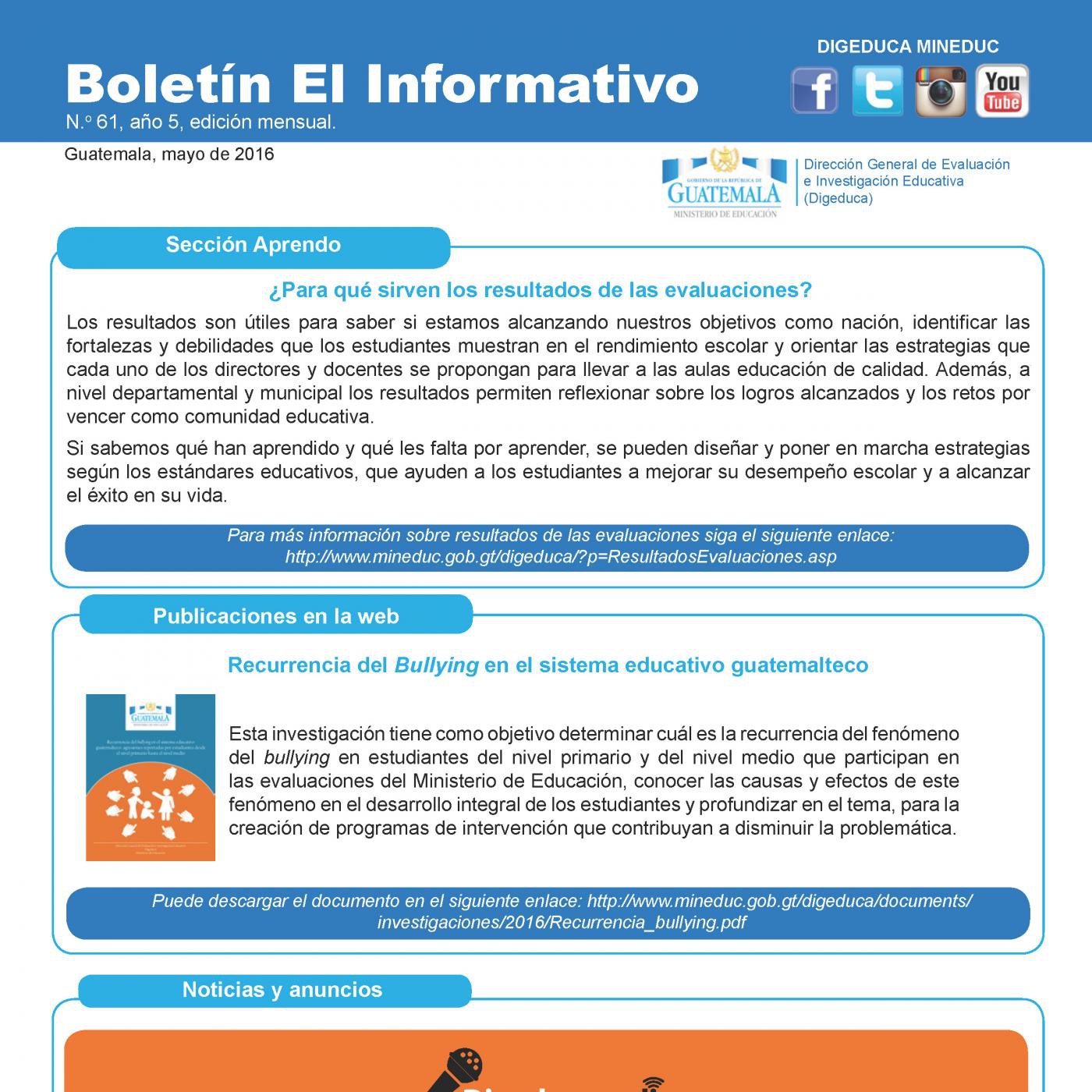 Boletín El Informativo