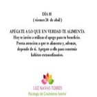 Dia 18 Practicando el Arte de Soltar ( Plan 21 días )