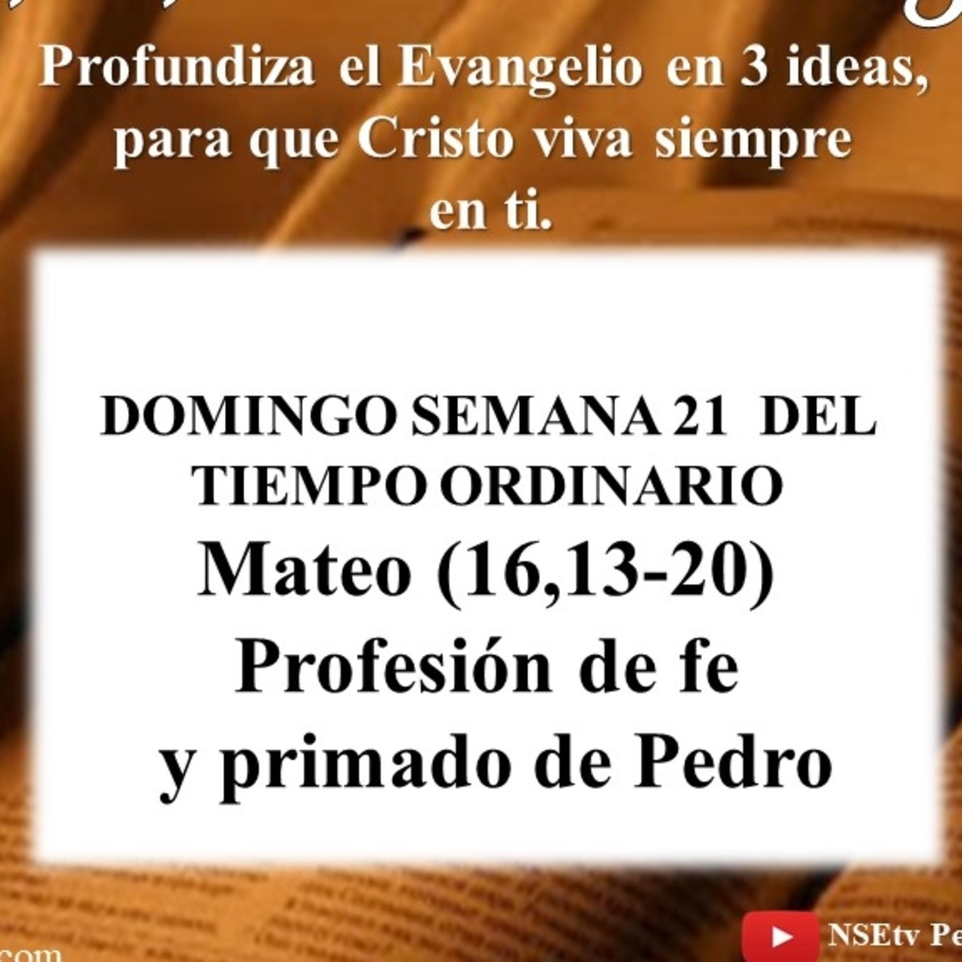 El 1, 2, 3 DEL EVANGELIO