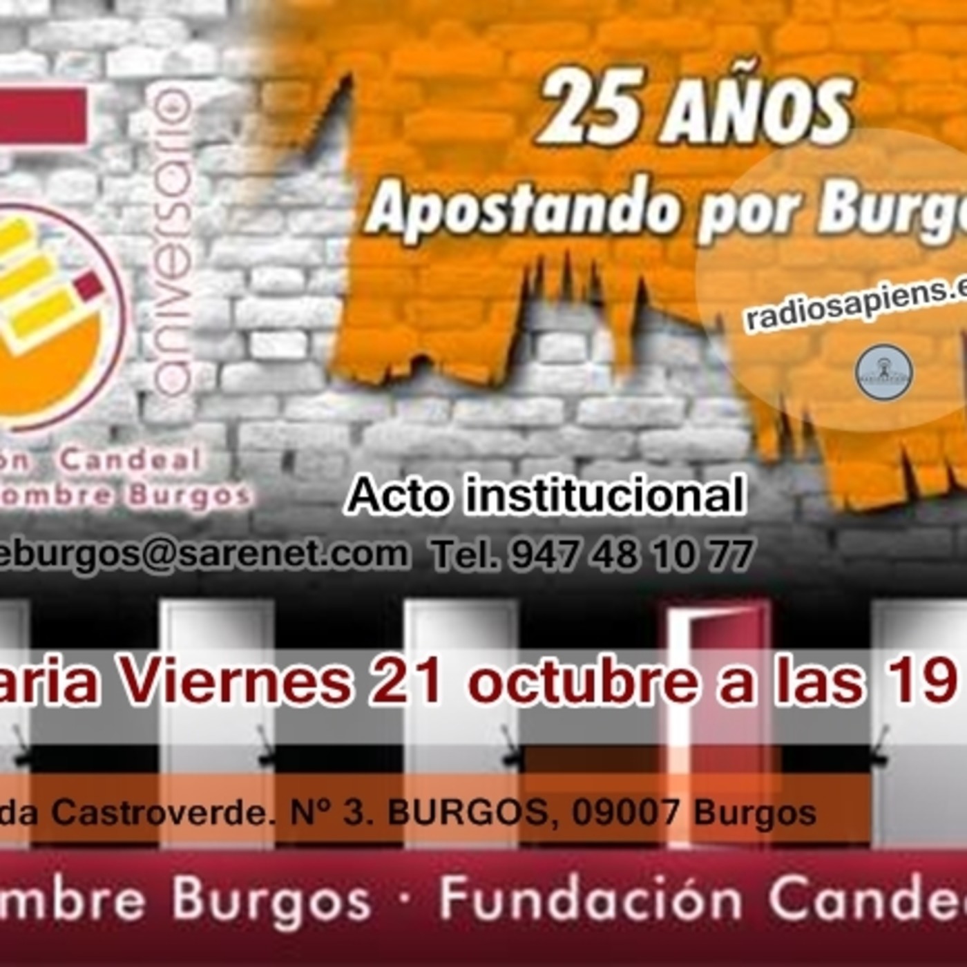 [Proyecto Hombre] - Cuña del Acto institucional y Cena Solidaría en Burgos