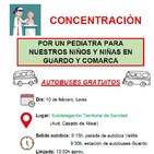 Entrevista sobre la concentración en Palencia para pedir pediatra en Guardo