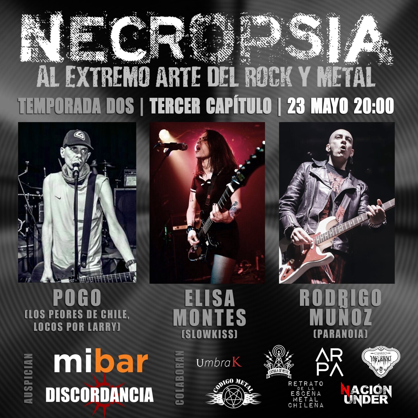 Necropsia al Extremo Arte del Rock y Metal