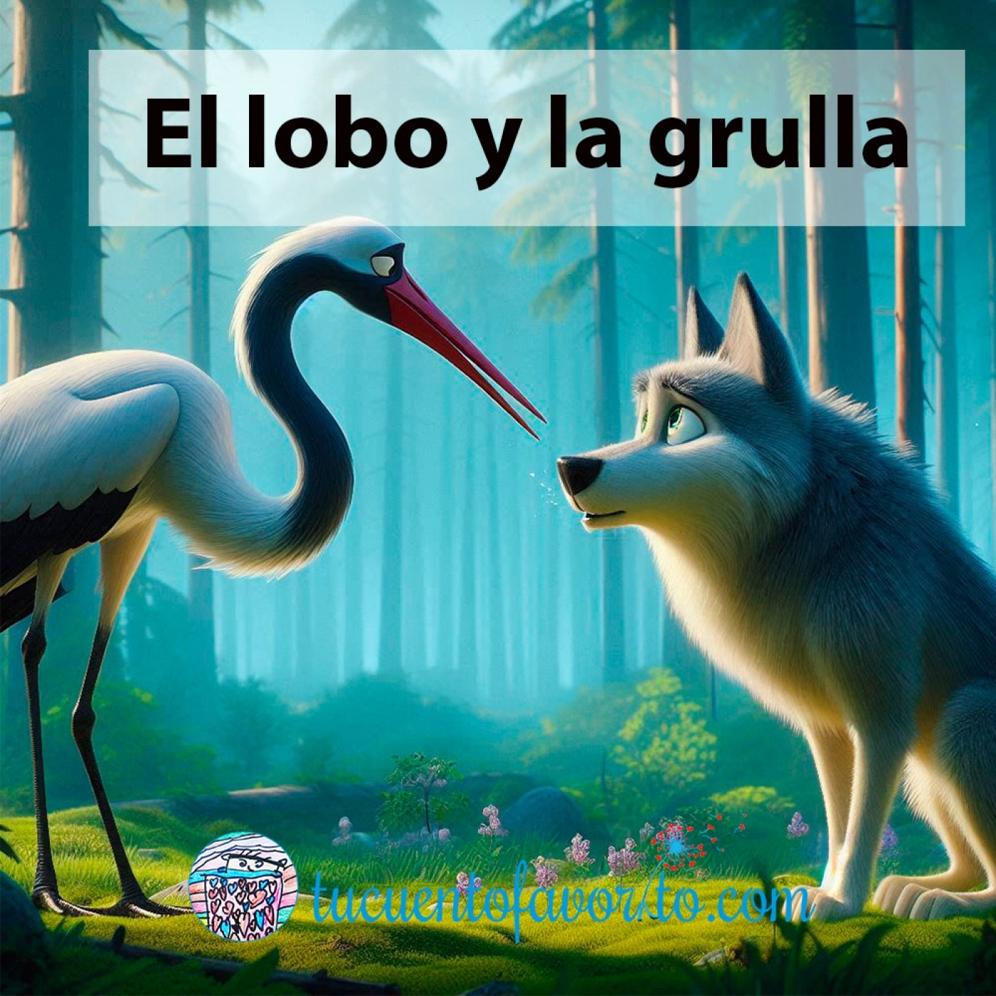 Fábula El lobo y la grulla episode artwork