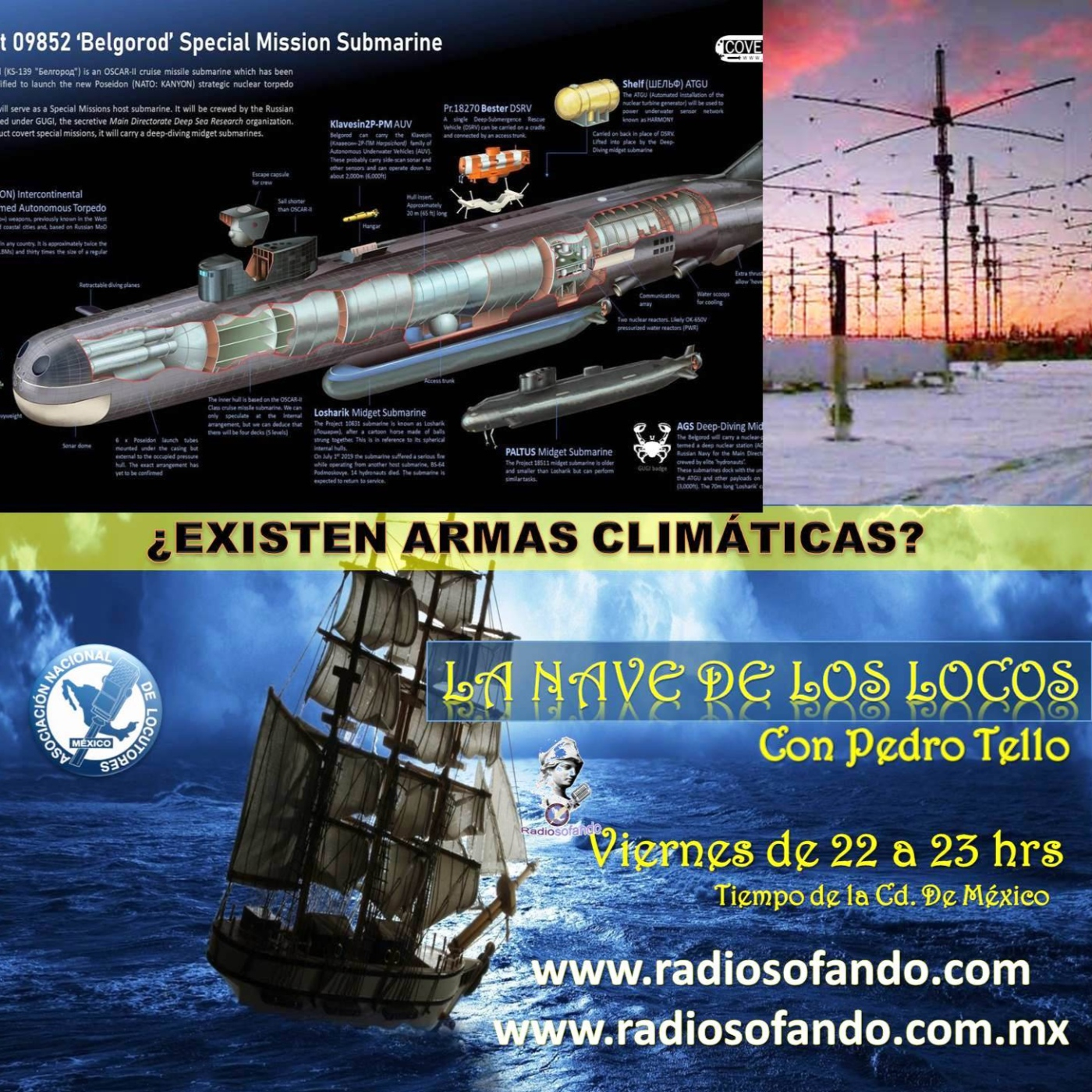 La Nave de los Locos ¿EXISTEN ARMAS CLIMÁTICAS? 10-06-22 episode artwork