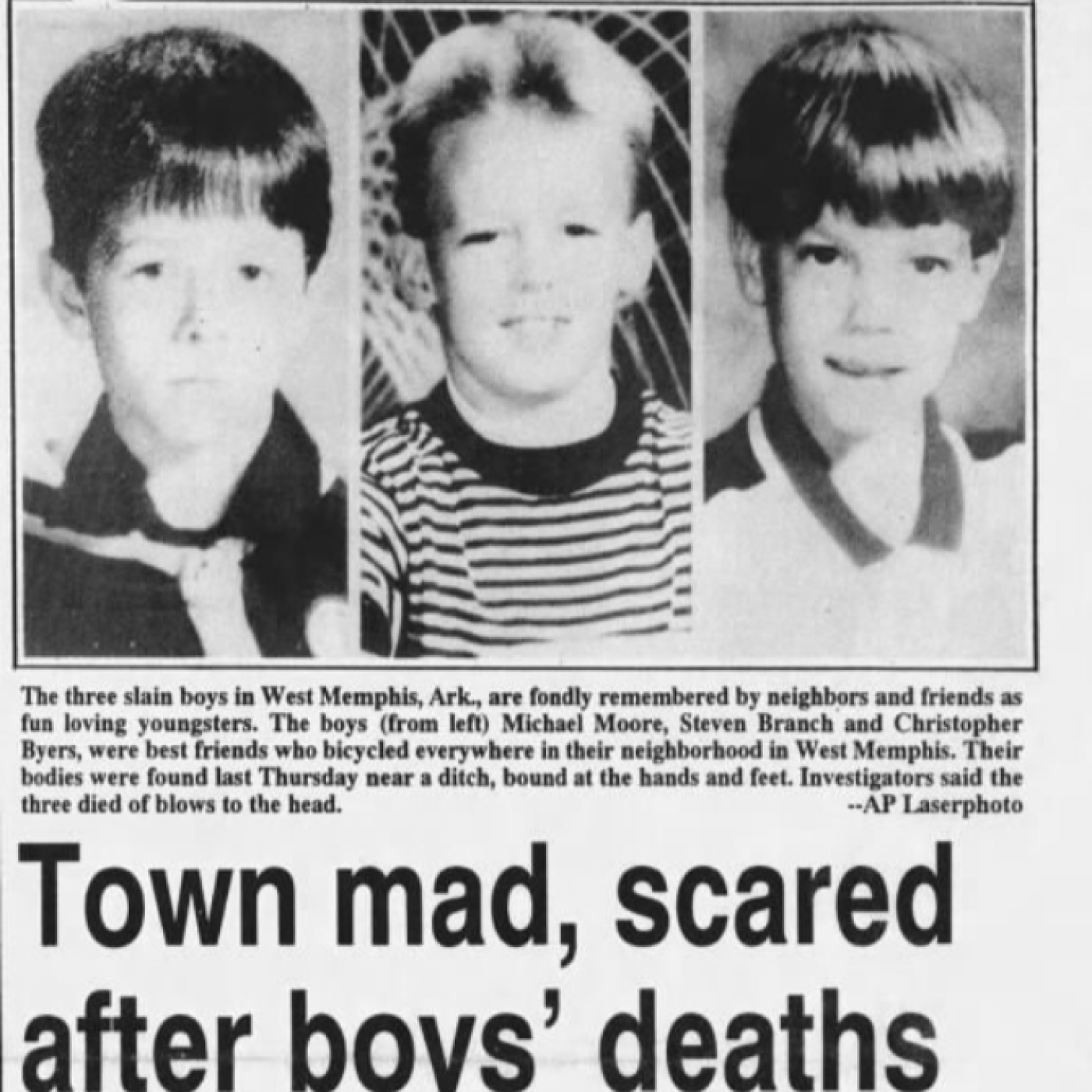 Los tres de West Memphis: Un crimen infame