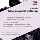 Els serveis d'Intel·ligència de la CNT. Presentació del llibre el eco de las muletas.