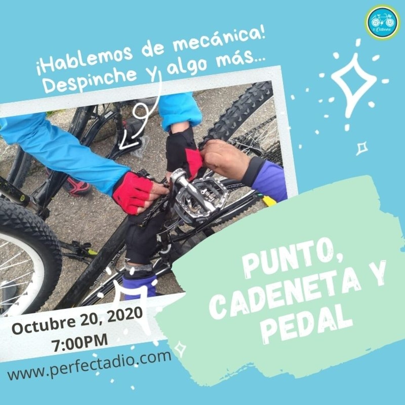 Punto, cadeneta y pedal