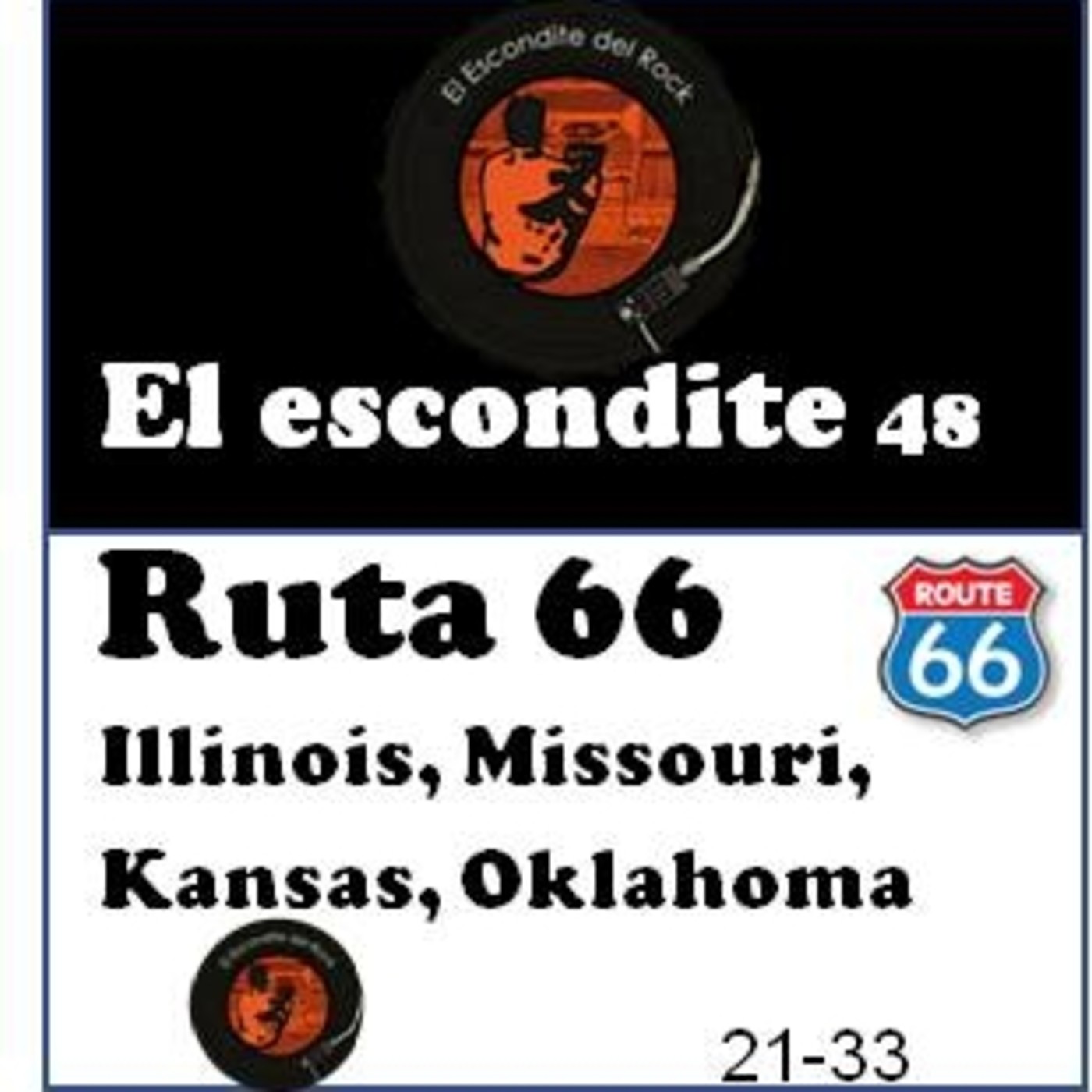 21-33 Ruta 66 1/2: Illinois, Missouri, Kansas, Oklahoma episode artwork