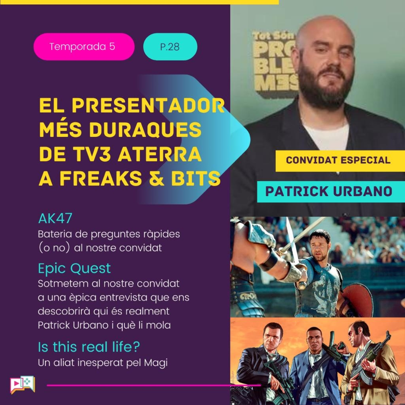 5x28 - Freaks and Bits: Entrevista a Patrick Urbano episode artwork