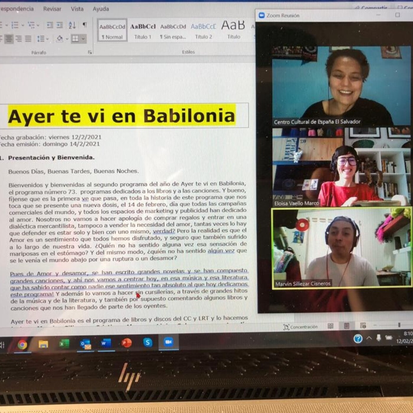 Ayer te vi en Babilonia