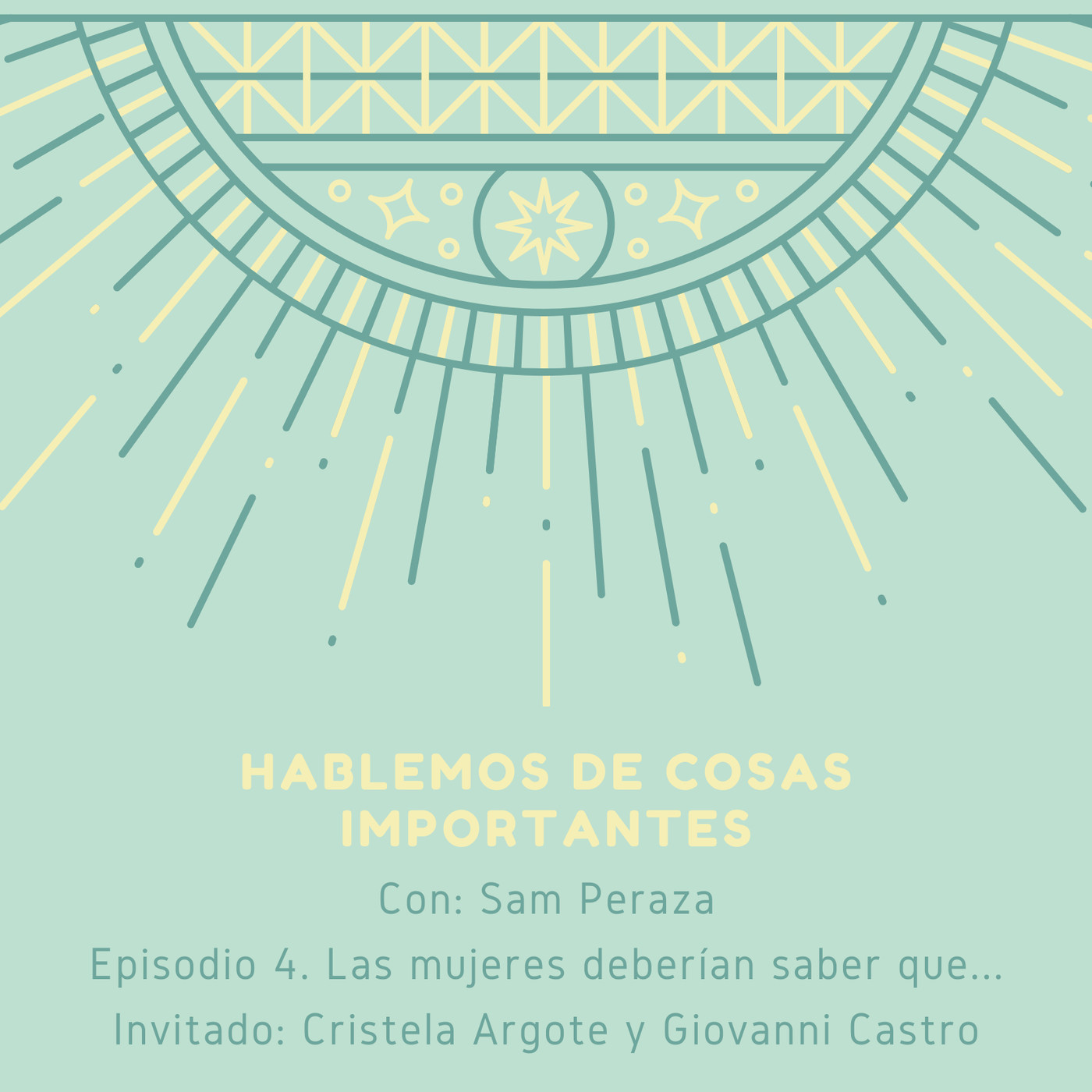 Hablemos de cosas importantes.