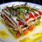 Cocinando con el Maestro Juan Sanguino: Lasaña de boquerones y calabacines
