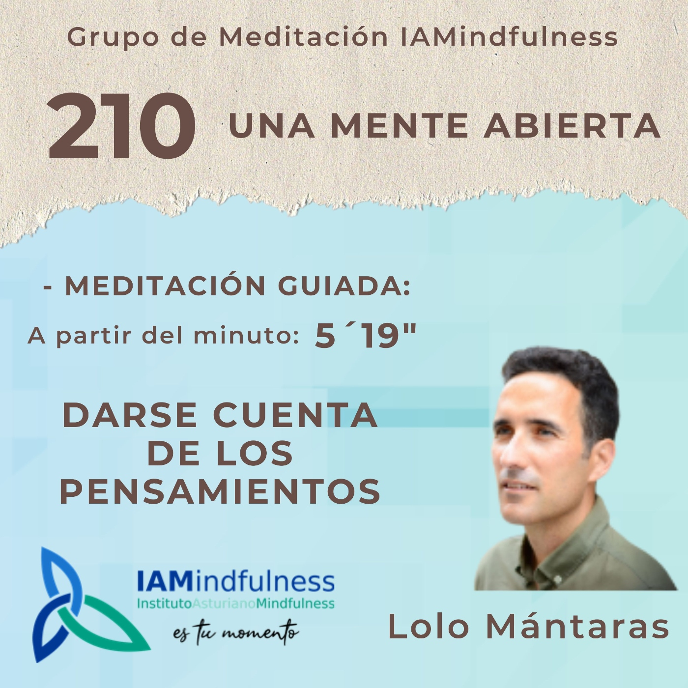 S210 UNA MENTE ABIERTA - DARSE CUENTA DE LOS PENSAMIENTOS episode artwork