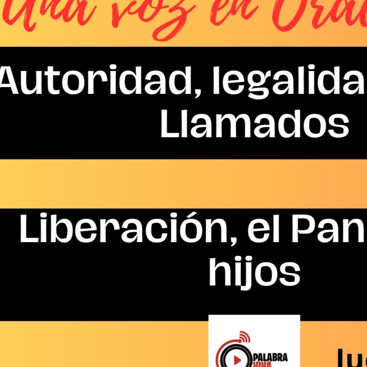 UNA VOZ EN ORACIÓN