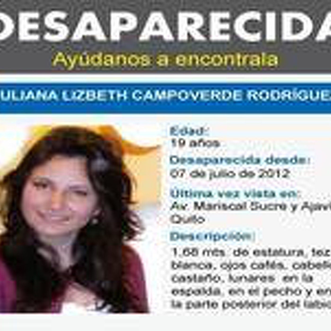Podcast Ayudanos a Encontrarlos