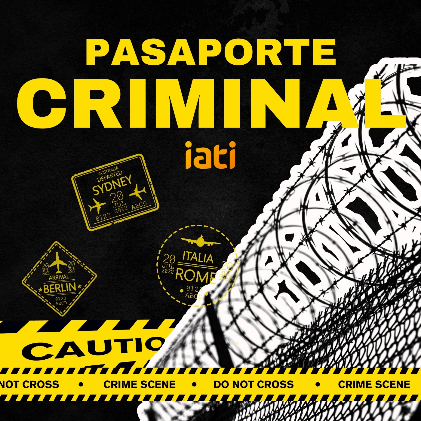 Pasaporte Criminal, Crímenes y Viajes
