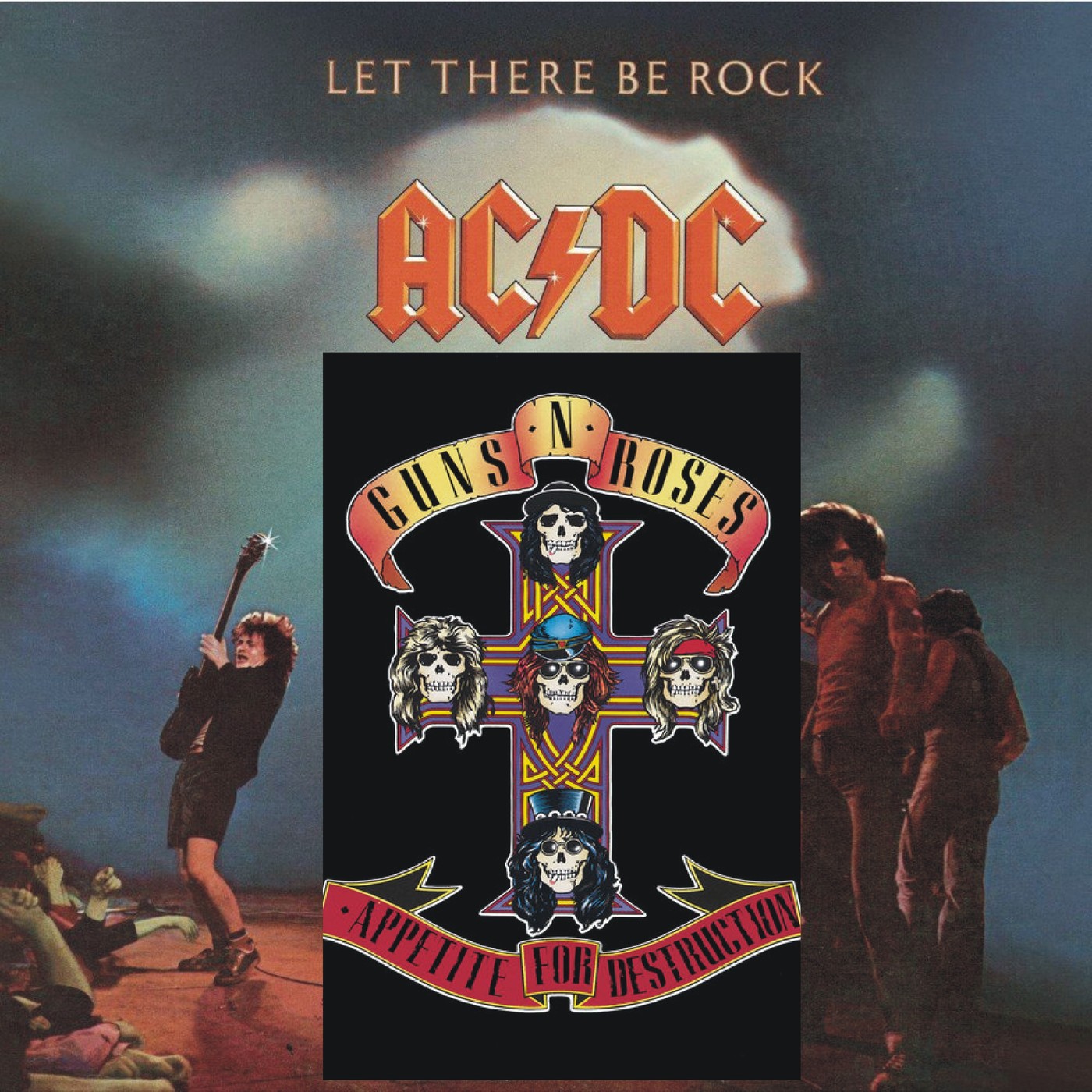 03x07 - AC/DC: Let there be rock - Guns n' Roses: Appetite for destruction episode artwork