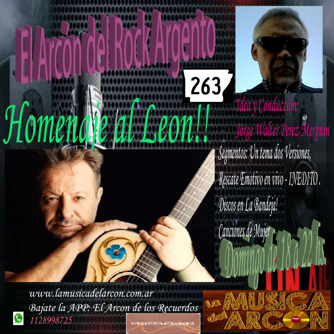 El Arcon del Rock Argento - Emision n° 263 Homenaje al Leon - 21-11-2021 episode artwork