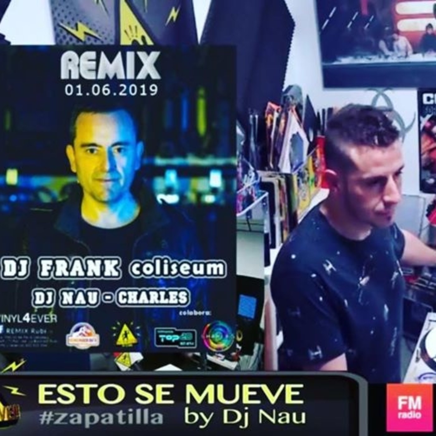 E.S.M by Dj Nau _ 30 Mayo 2019 (Llamada a Frank de Coli y Charles) episode artwork