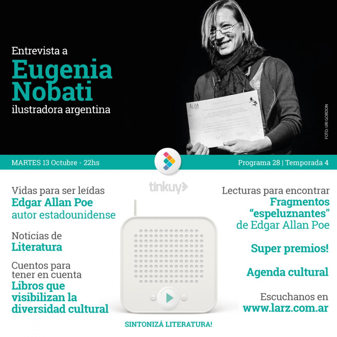 Programa 28 |Eugenia Nobatti + Edgar Alla Poe episode artwork