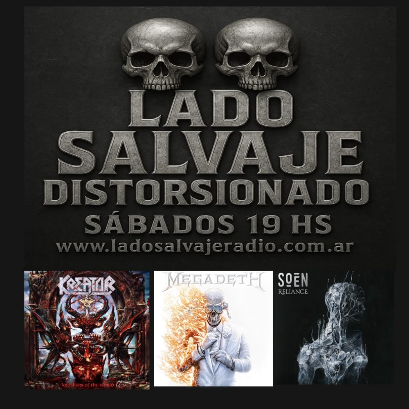 LADO SALVAJE DISTORSIONADO 2026 - ESPECIAL KREATOR + MEGADETH + SOEN episode artwork