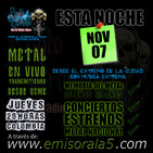 Punto Extremo MetalRadio Show 07 de Noviembre de 2019